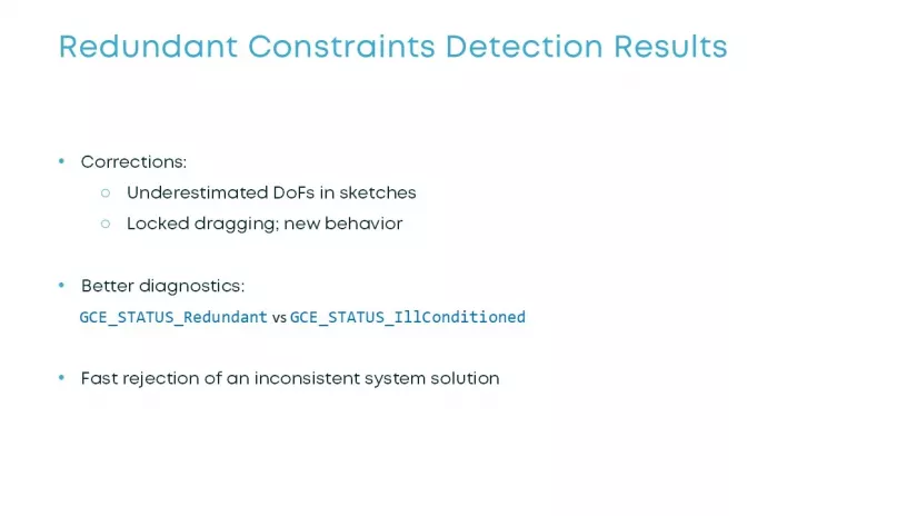 DoF Analysis Improvements and Other New Features in C3D Solver, photo 9