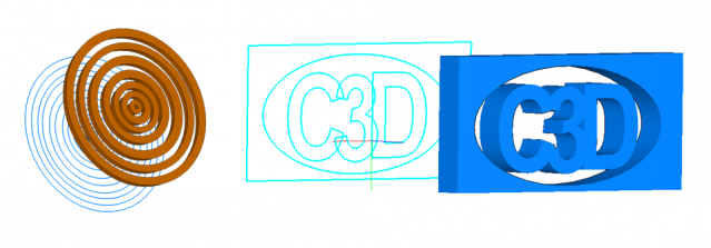 Multiple contours being extruded