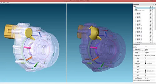 LEDAS geometry comparison technology