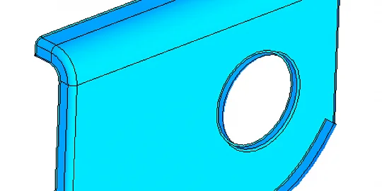 What's New in C3D Modeler: Swept Flanges in Sheet Metal