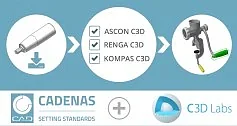 Технология C3D Labs интегрирована в цифровые каталоги CADENAS