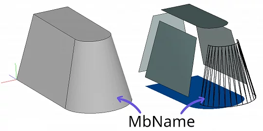 C3D Modeler Revision 118056: New Names for the MbMesh Polygonal Object Elements
