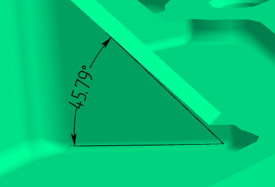 Angle dimension
